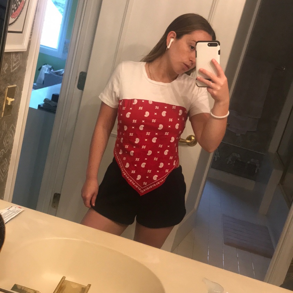 Zara Cinched Bandana Top